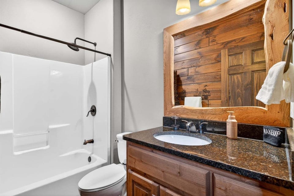 Bathroom main level king suite