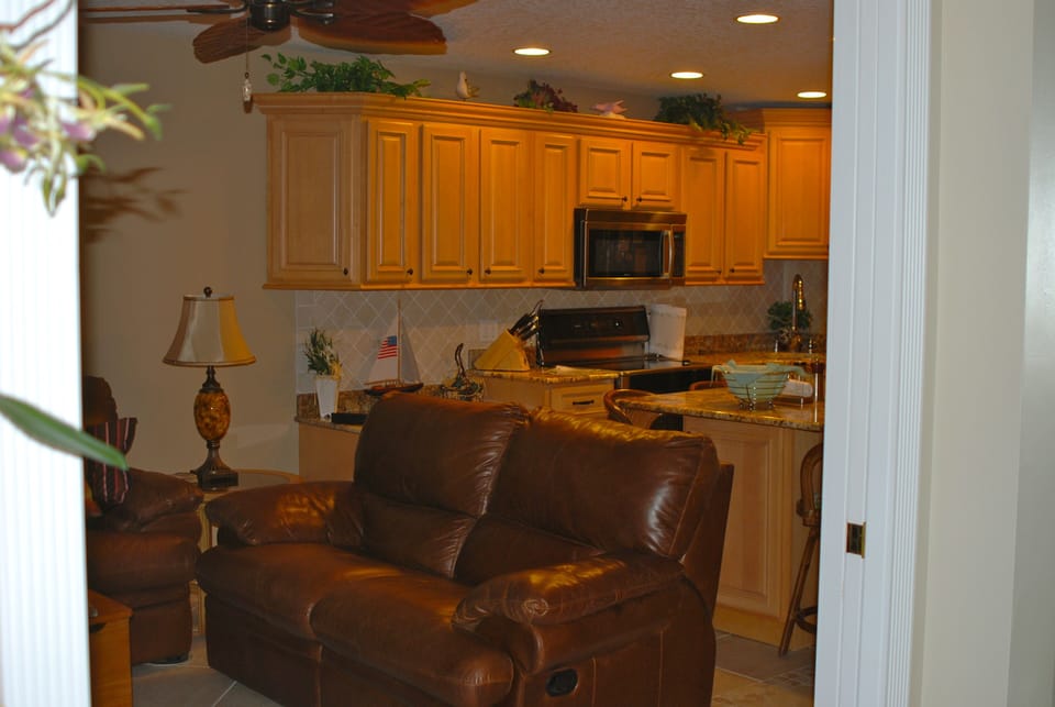 Double leather recliners