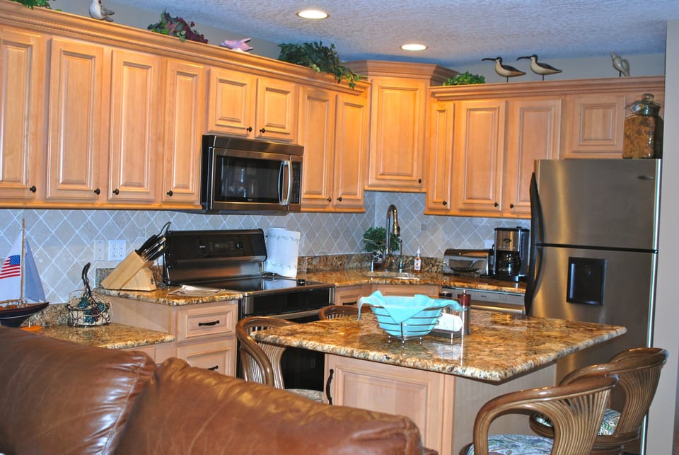 Fully equipped kitchen. All the conveniences of home!