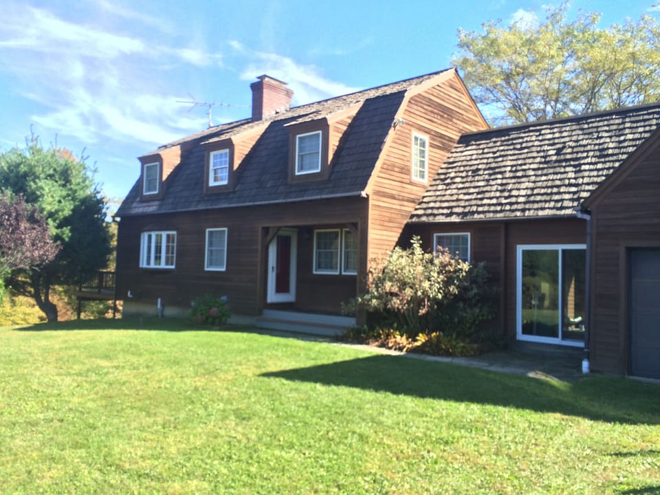 Cape-style post and beam house