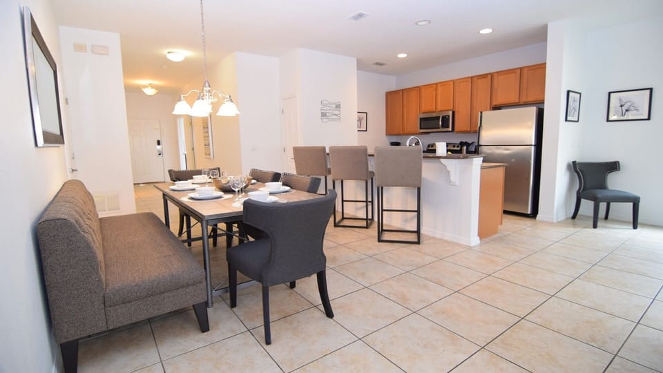 Stylish and spacious decor throughout