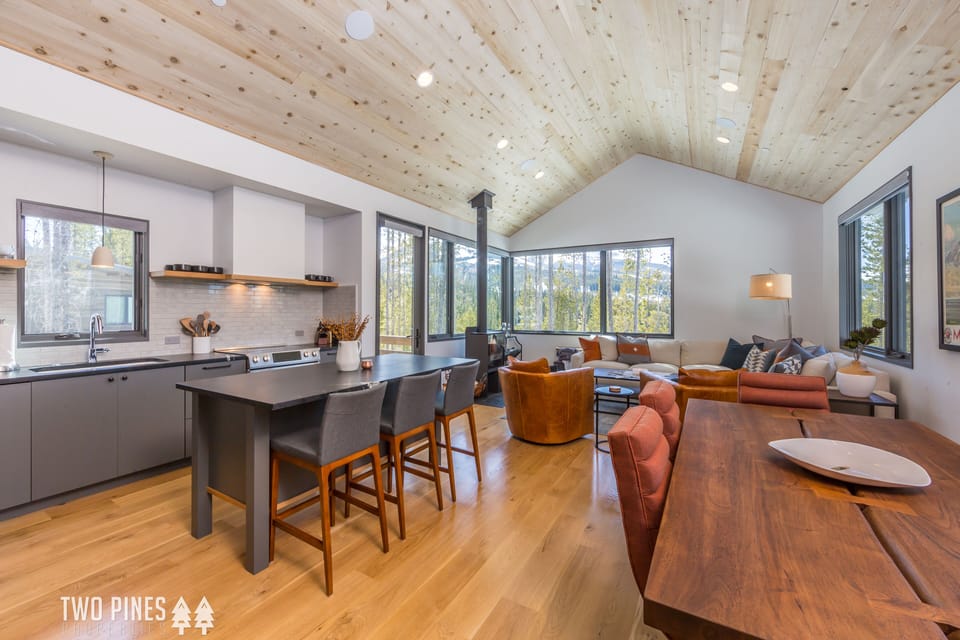 Open Concept Kitchen, Dining & Living Room