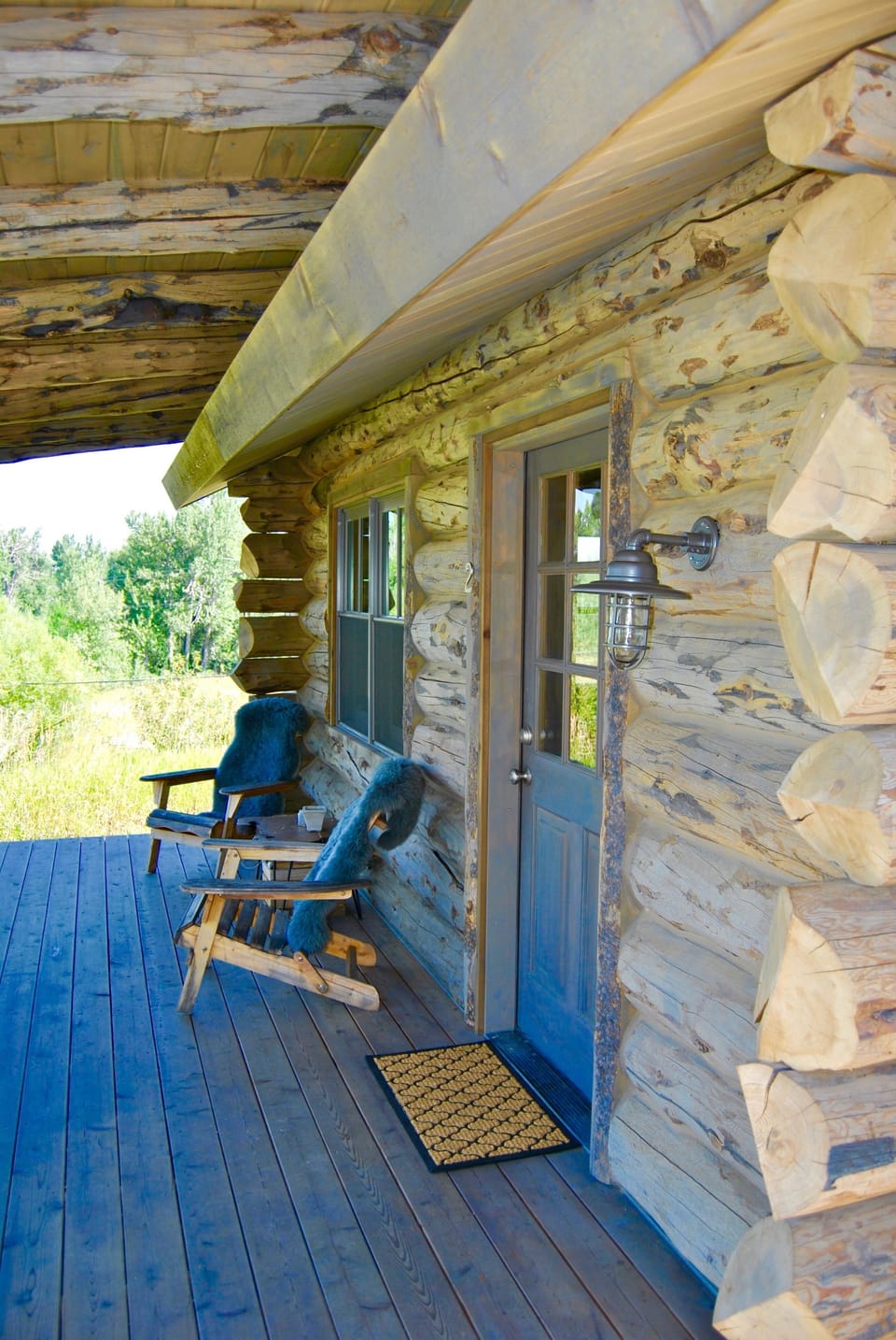 Enjoy the sounds of Rock Creek from your spacious front porch
