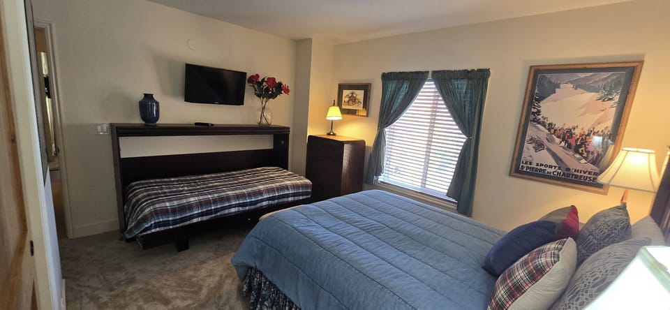 Older photo showing Twin Murphy Bed open