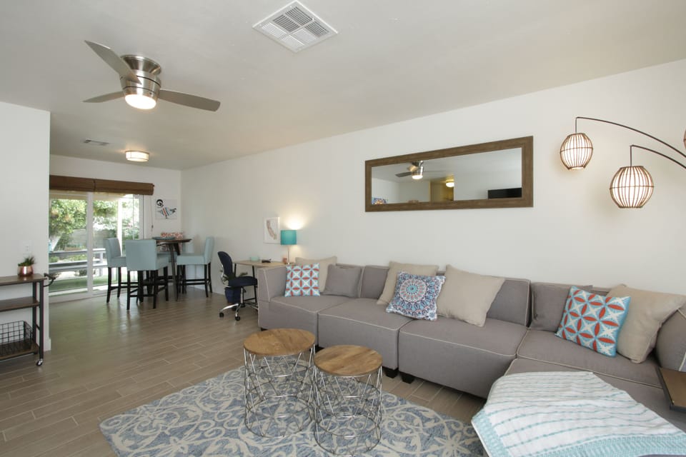 Open access rear patio