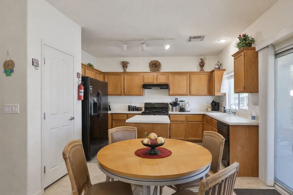 Kitchen designed to open into the family room, perfect for shared time.