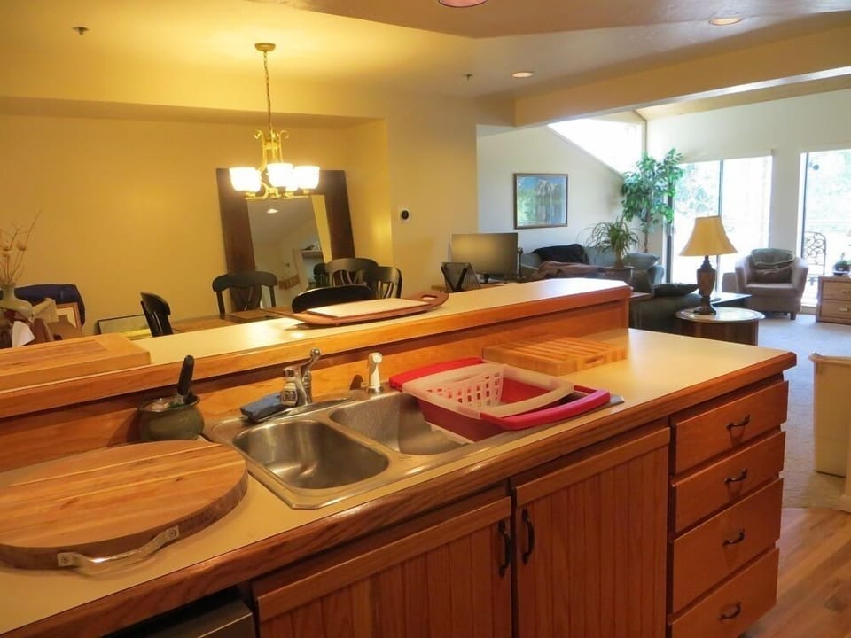 Very open floor plan.