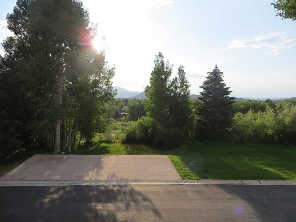 Condo resides on a very quiet private street. Canyons Ski resort can be seen.