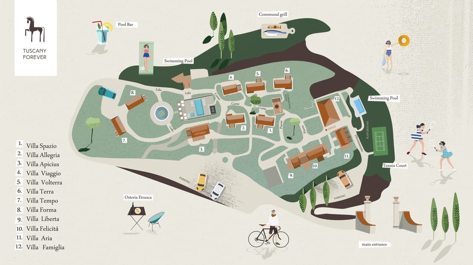 TUSCANY FOREVER RESIDENCE VILLA VIII FORMA GROUND FLOOR APARTMENT