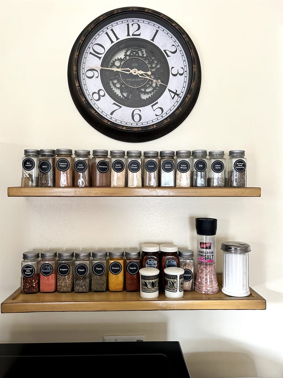 We provide an array of herbs and spices.