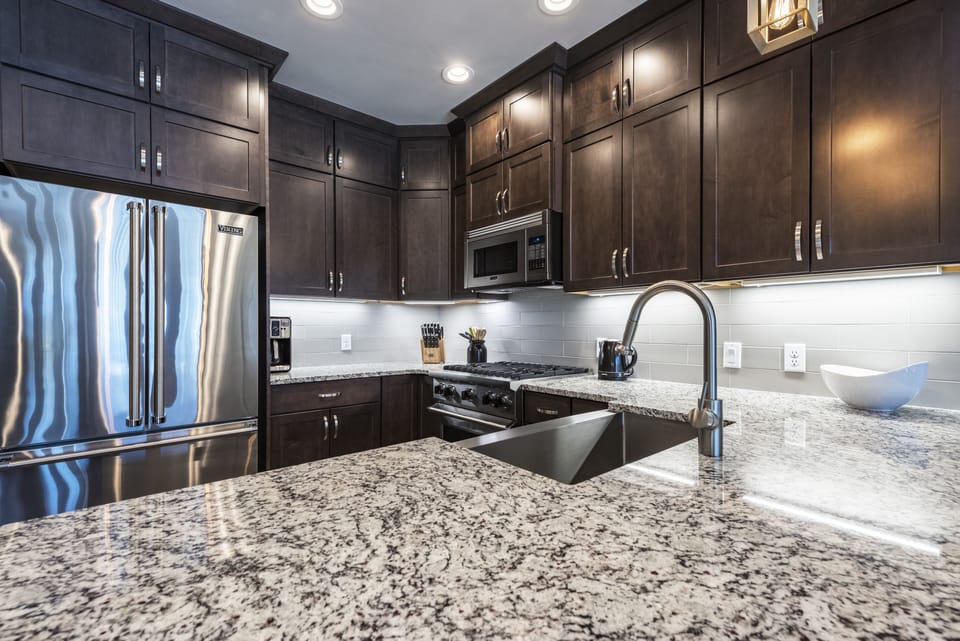 Gourmet kitchen with spacious counters