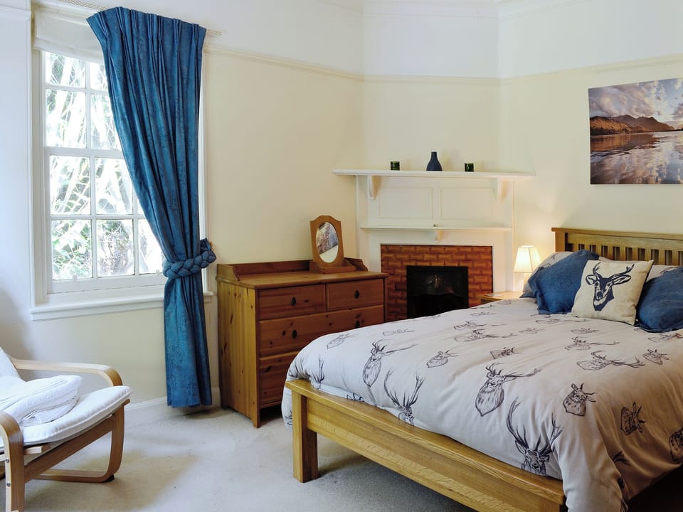 Comfortable and romantic bedroom | Dunlappie Lodge, Edzell, near Brechin