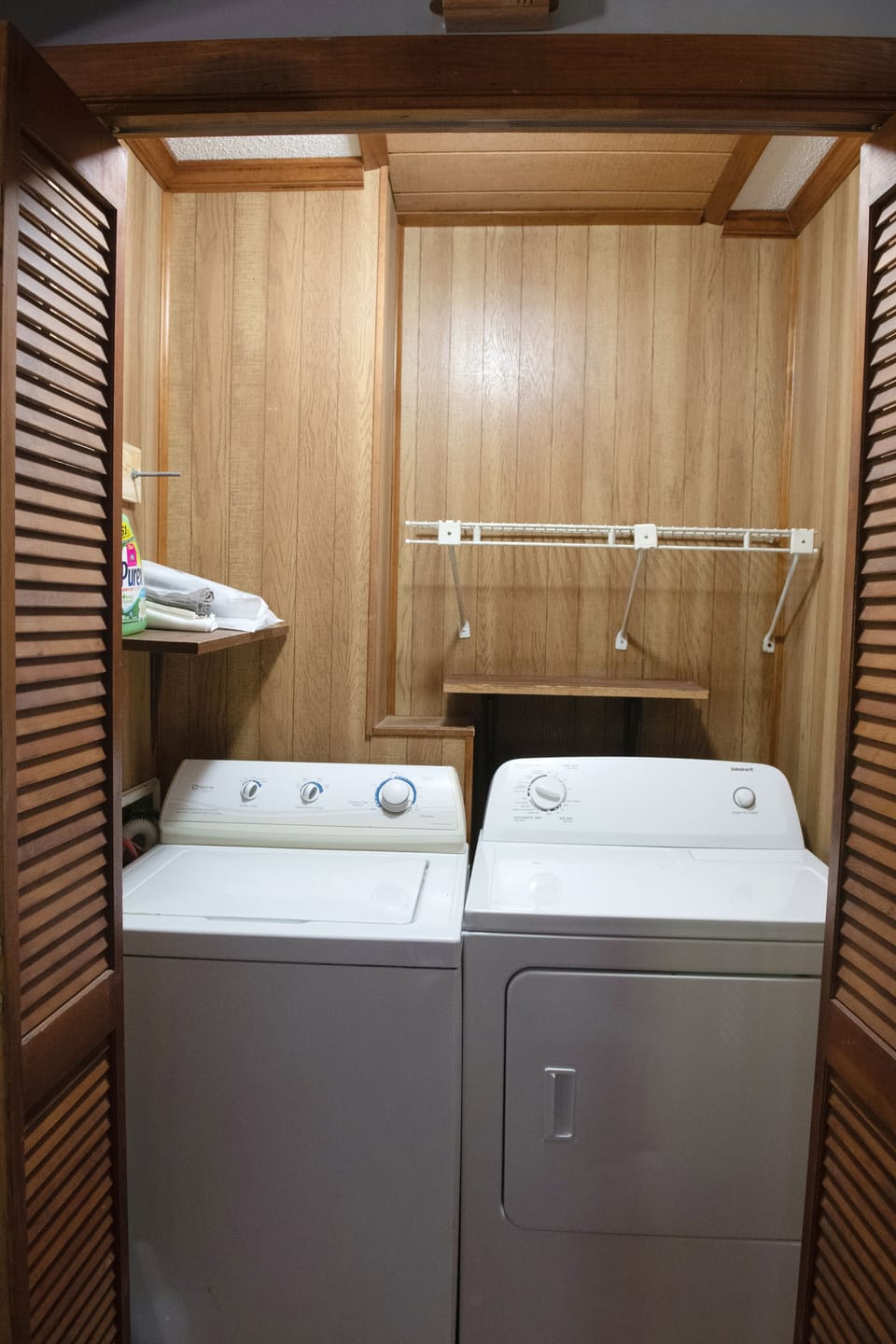 Washer and dryer...bring your detergent 