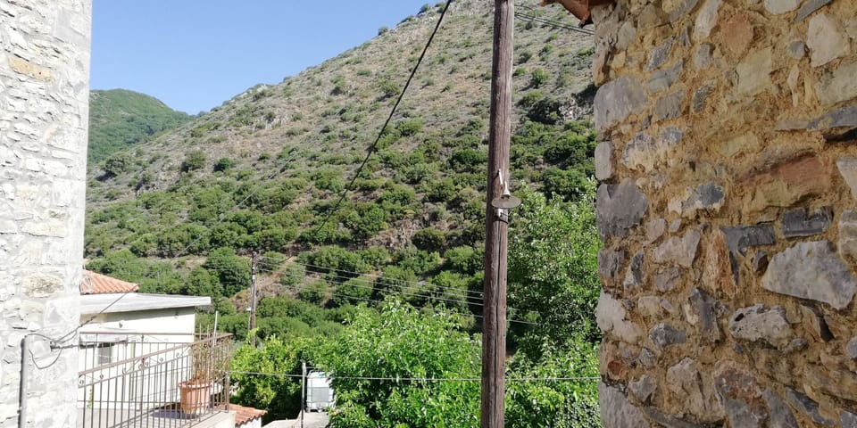 Mountain view from the balcony.