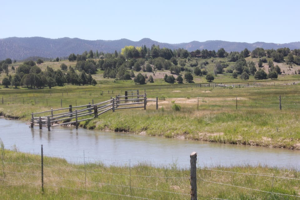 Sevier River Runs through our pasture