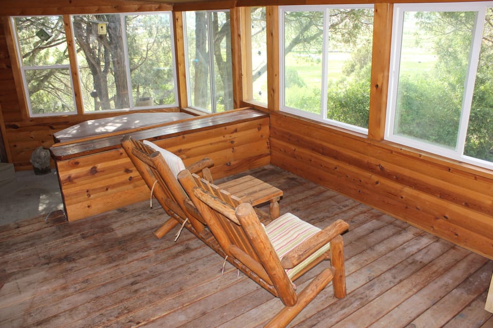 Rear Deck - Spa is not included