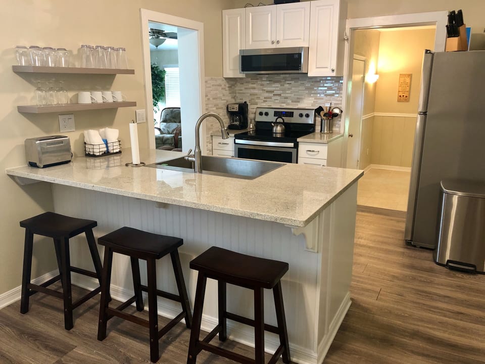 Newly renovated kitchen with all new appliances