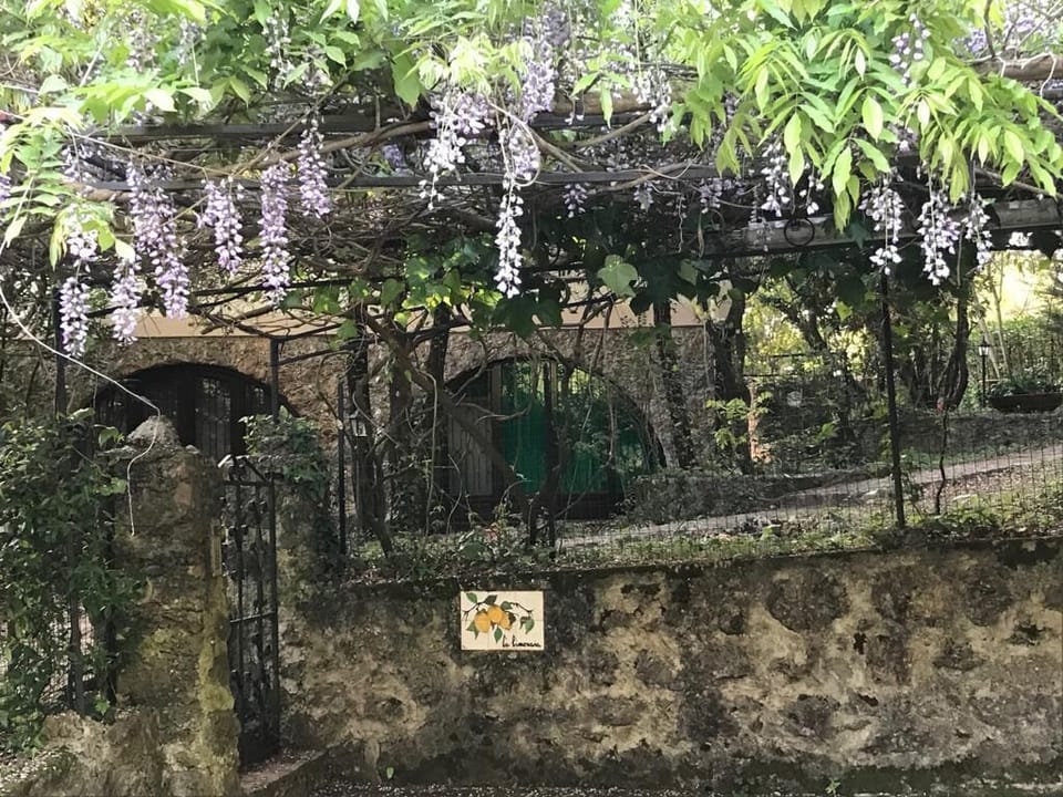 The 2 car parking spot and entrance