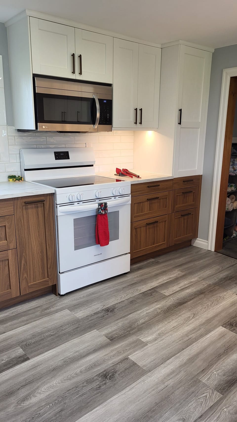 All new appliances, and LOTS of storage