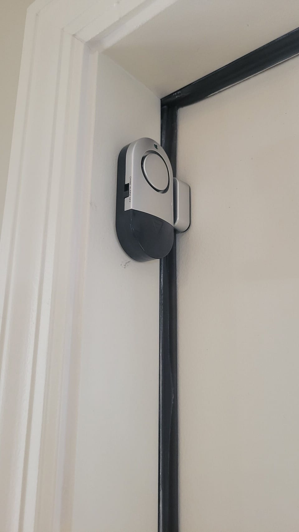Optional alarms for if the doors open. There are a lot of ways to the Lanai