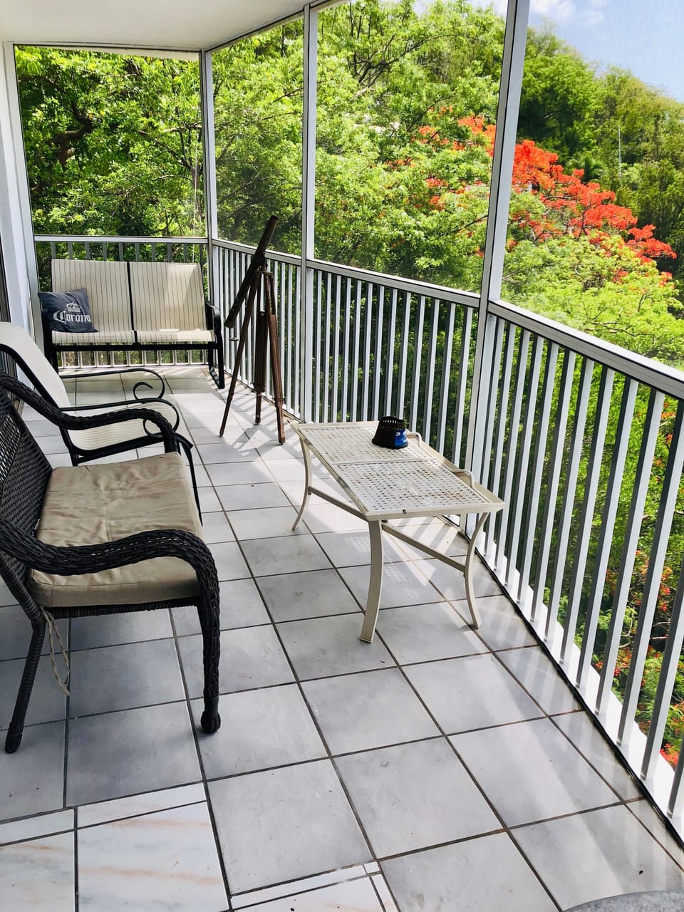 Another angle of our balcony. 