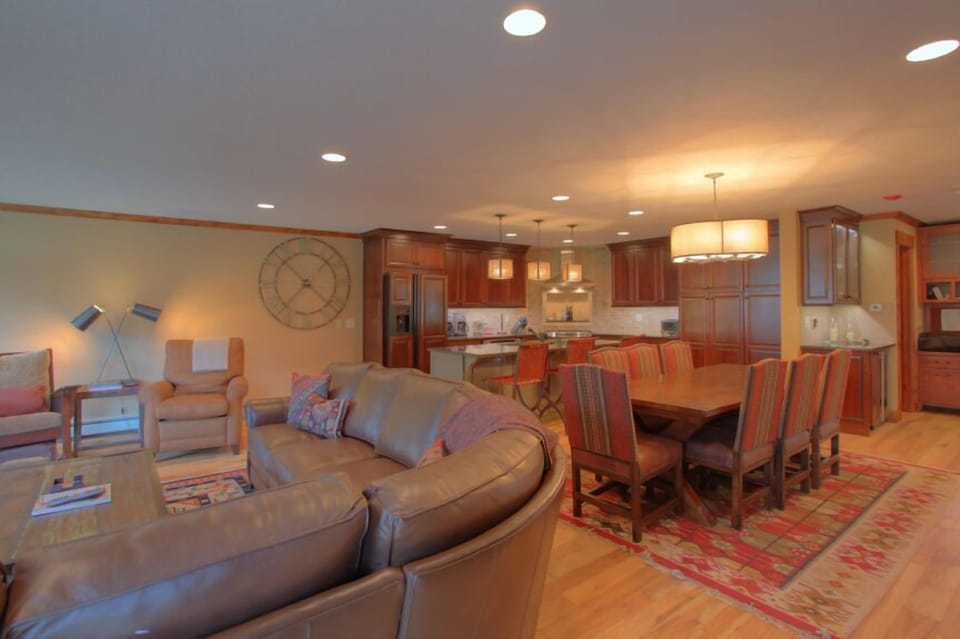 Main level Living, Dining and Kitchen