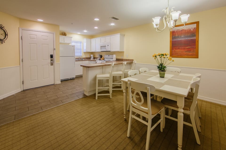 Share meals and laughs at the dining table.