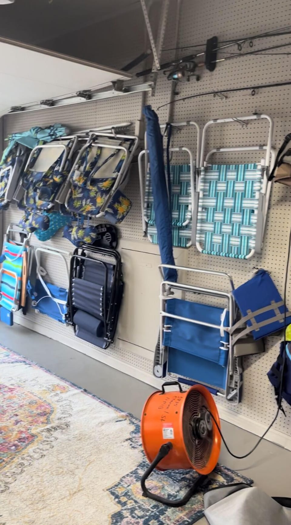 Some of the beach gear available at property 