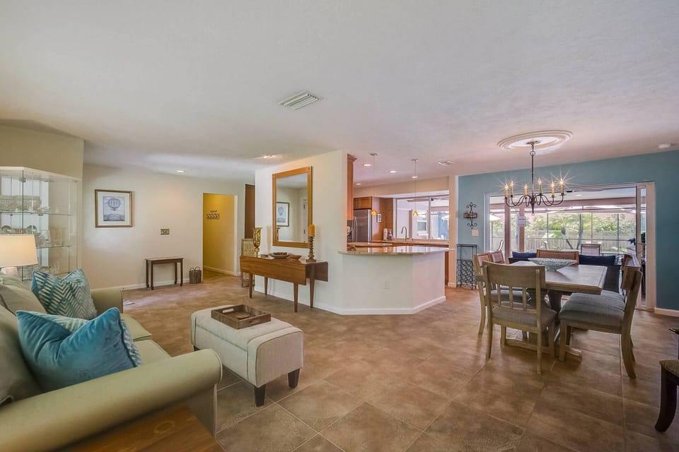 Open concept living at its finest — cook, dine, and relax all in one beautiful space.