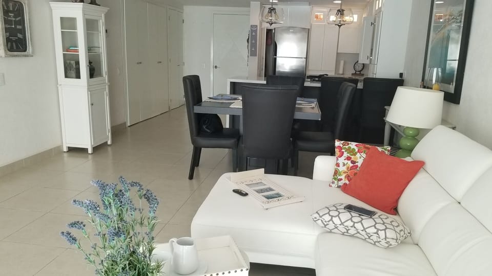 Living room and Kitchen 