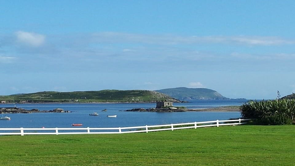 Enjoy this view over a meal in the beer garden of the local bar-breathtaking!
