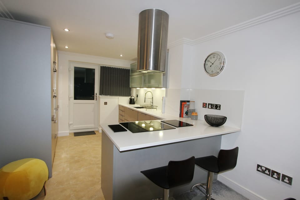 Kitchen appointed with high quality appliances