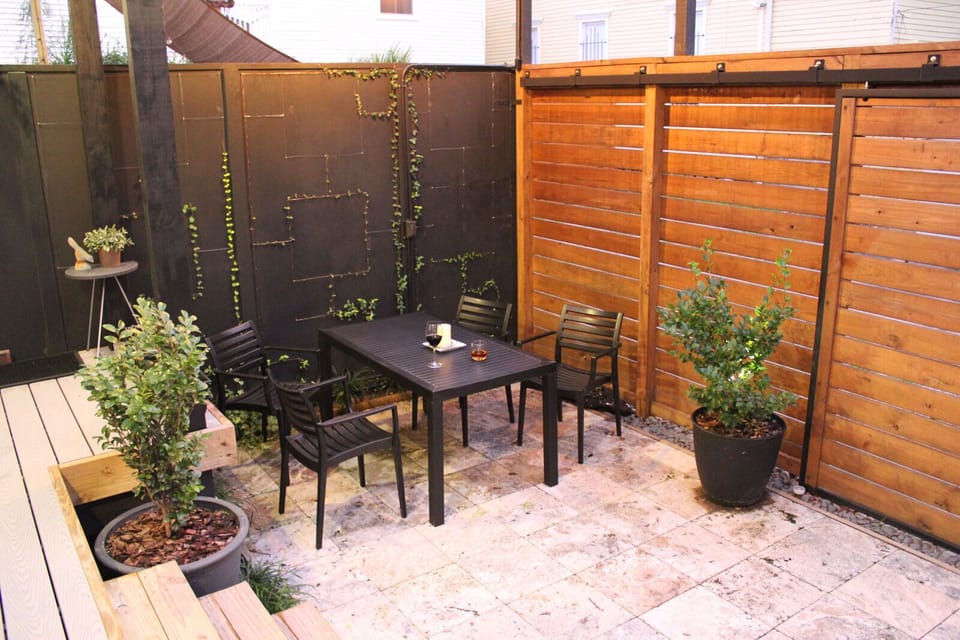Spend your evenings outside enjoying your private patio courtyard!