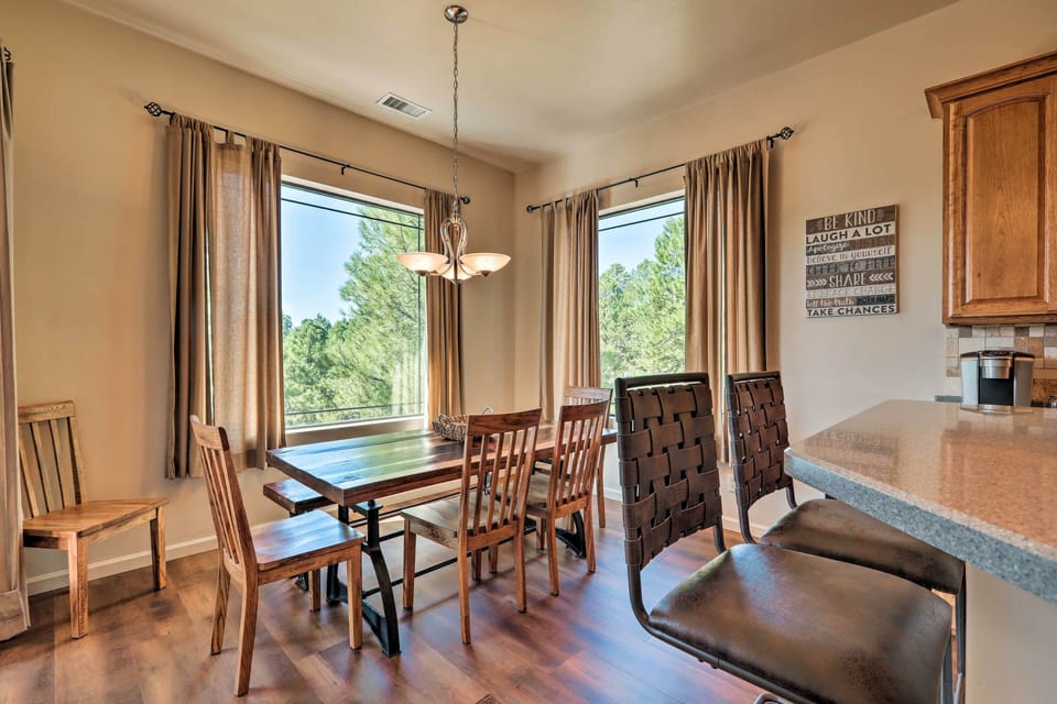 Dining Area | Dishes & Flatware Provided | Main Level