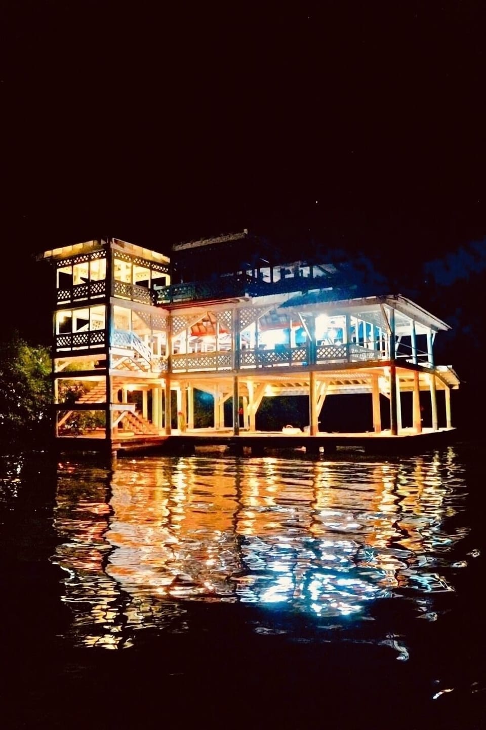 over the water 