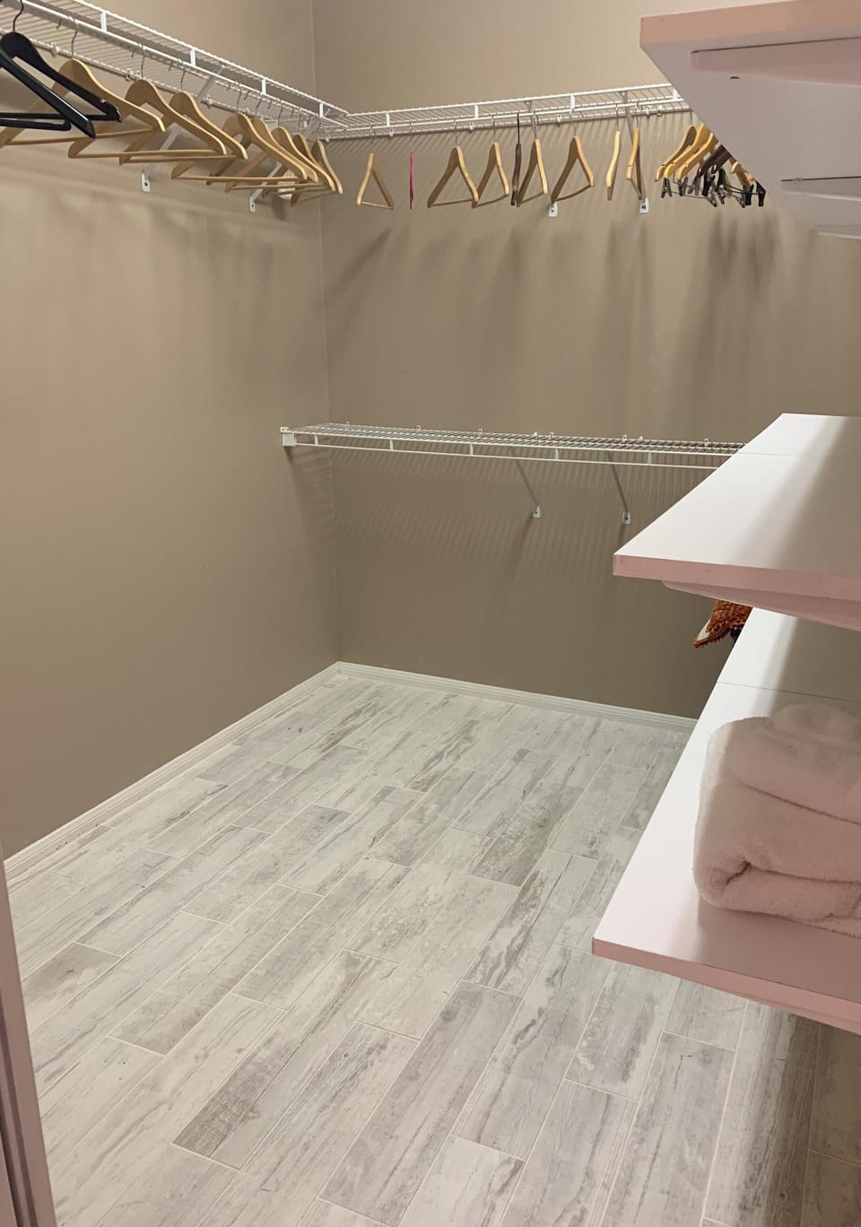 Master walk in closet