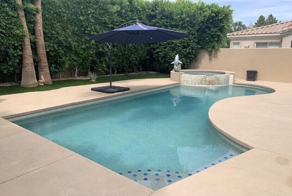 Newly refreshed landscaping
