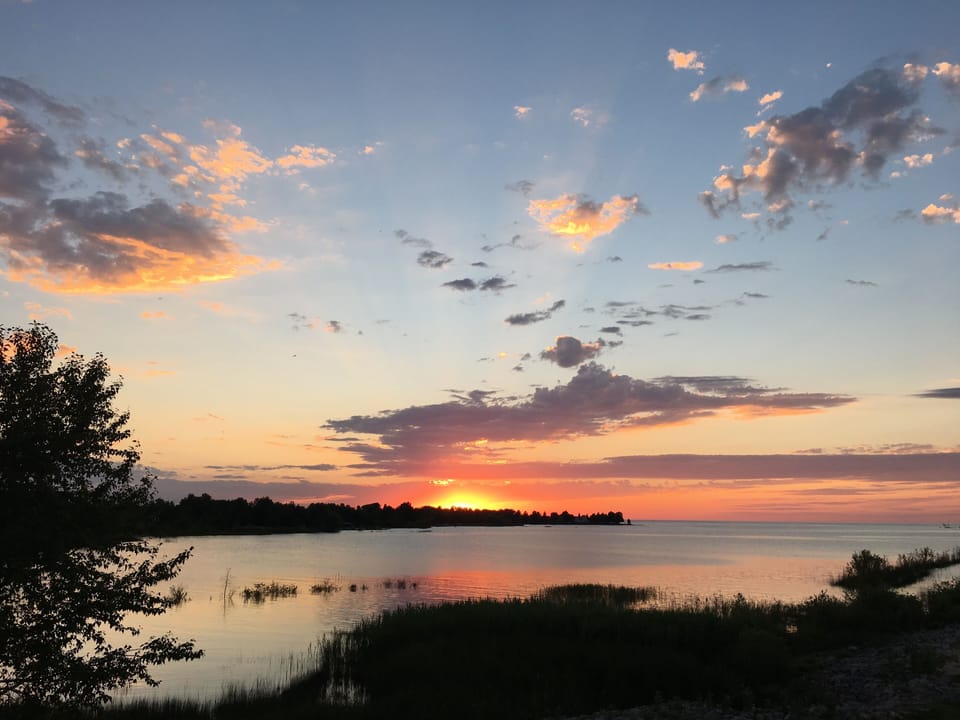 Aother spectacular sunset view from our deck - they never get old!