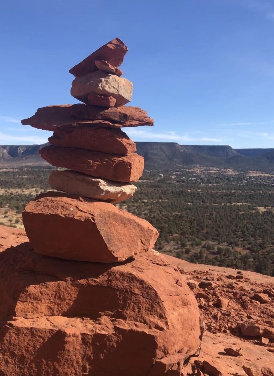Follow the cairns to 319 Canyon Mesa Drive