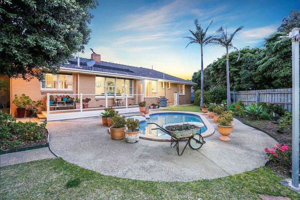 The pool has fence now