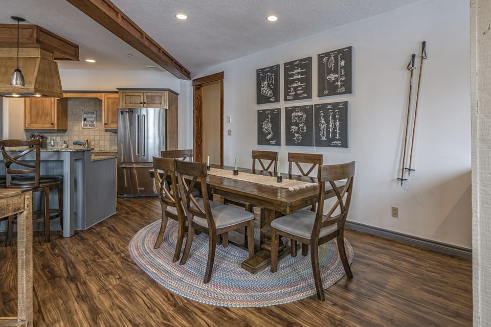 Dining Area Just Off the Kitchen 