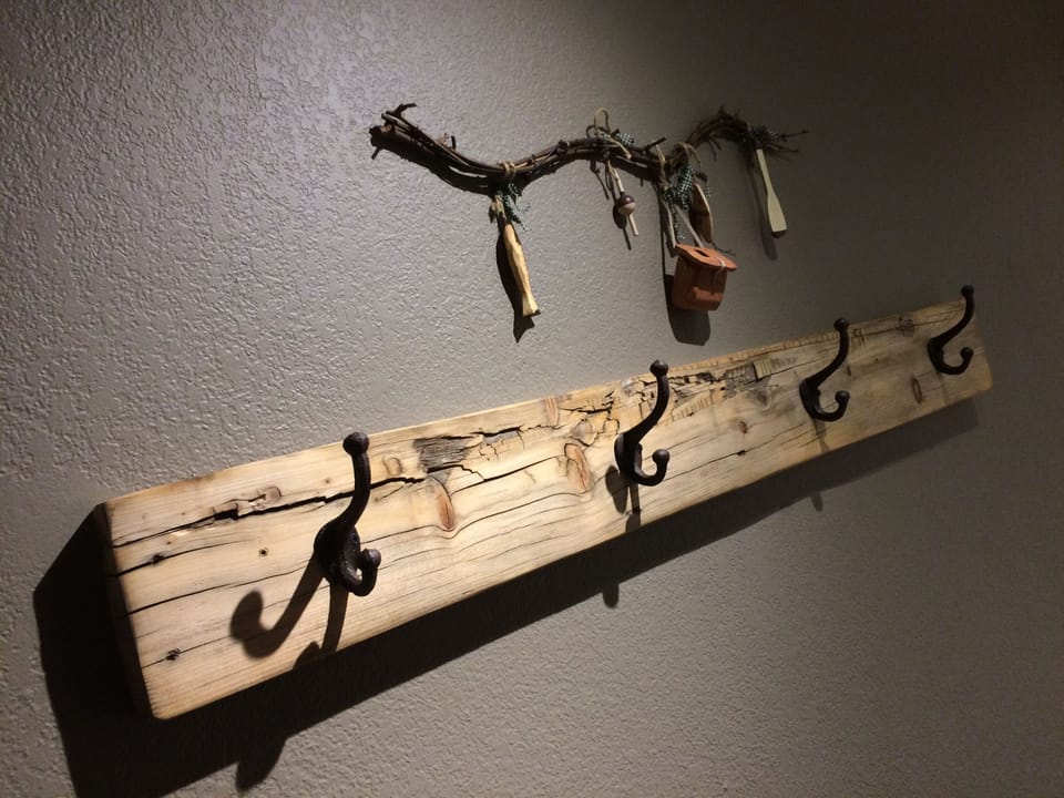 Main entrance coat hooks