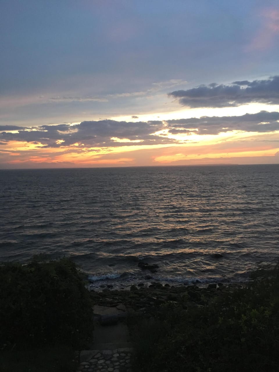View from local beach 