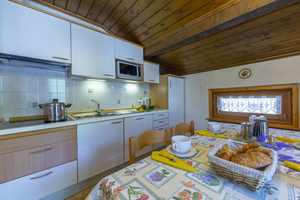 Kitchen with fridge and dishwasher