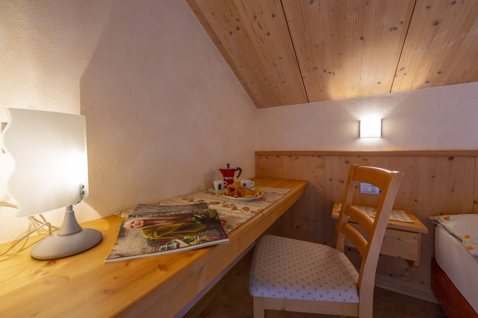 Small desk in the bedroom