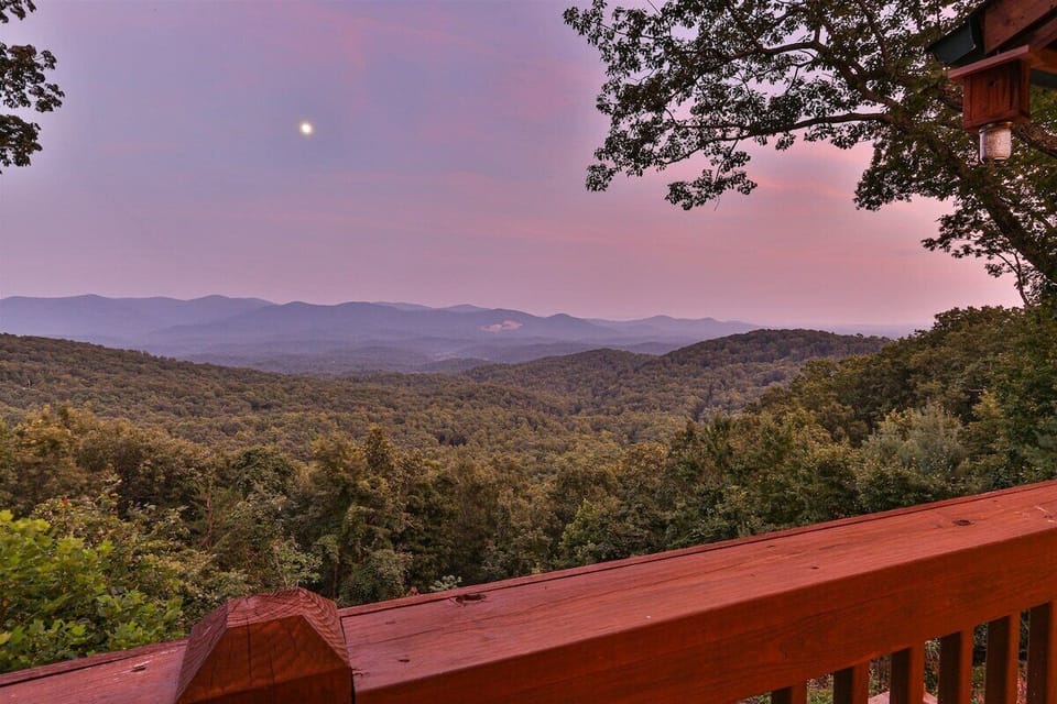 Dusk from main level deck