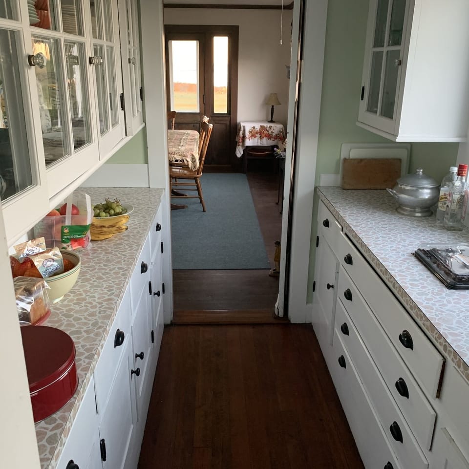 Pantry looking toward dining room.
