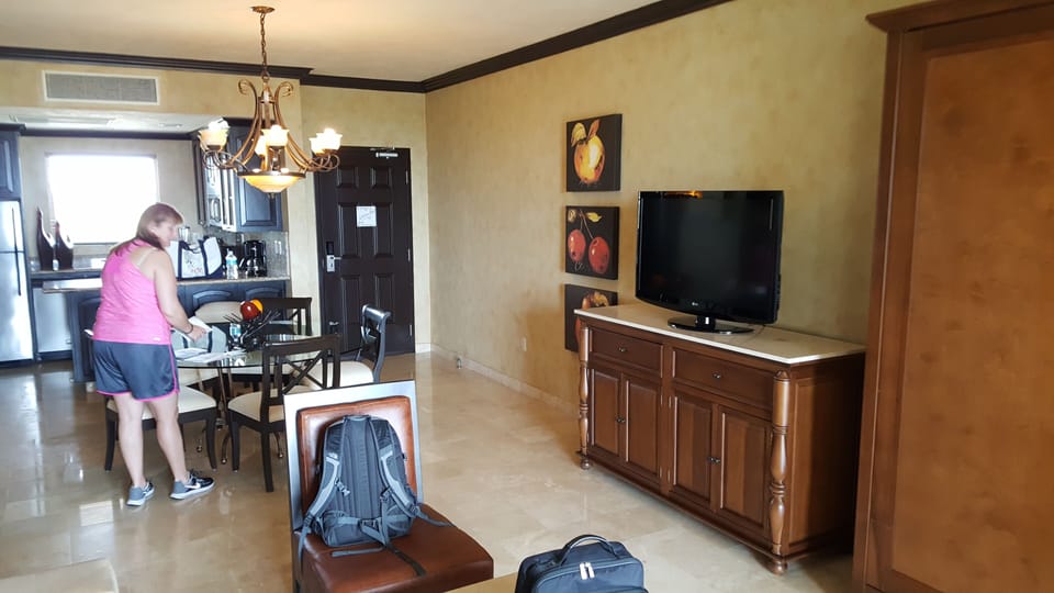 living and dining area