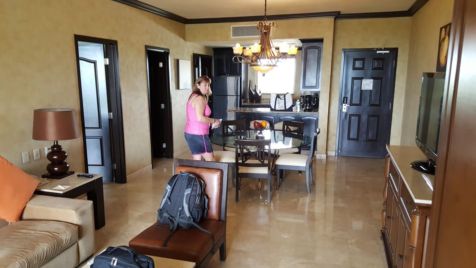living and dining area