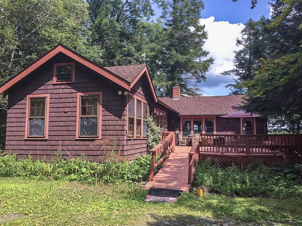 View from parking area